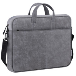 Сумка для ноутбука Defender 15.6" Solid PU gray (26088)