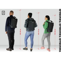 Рюкзак для ноутбука Tavialo 15.6" CityLife TC11.5 black 11,5л (TC11.5-124BL)