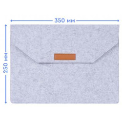 Чохол до ноутбука AirOn 13,3" Premium Grey (4822356710620)