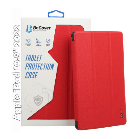 Чохол до планшета BeCover Smart Case Apple iPad 10.9" 2022/24/11" 2025 Red (709194)