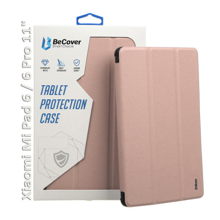 Чохол до планшета BeCover TPU Edge stylus mount Xiaomi Mi Pad 6 / 6 Pro 11" Rose Gold (709557)