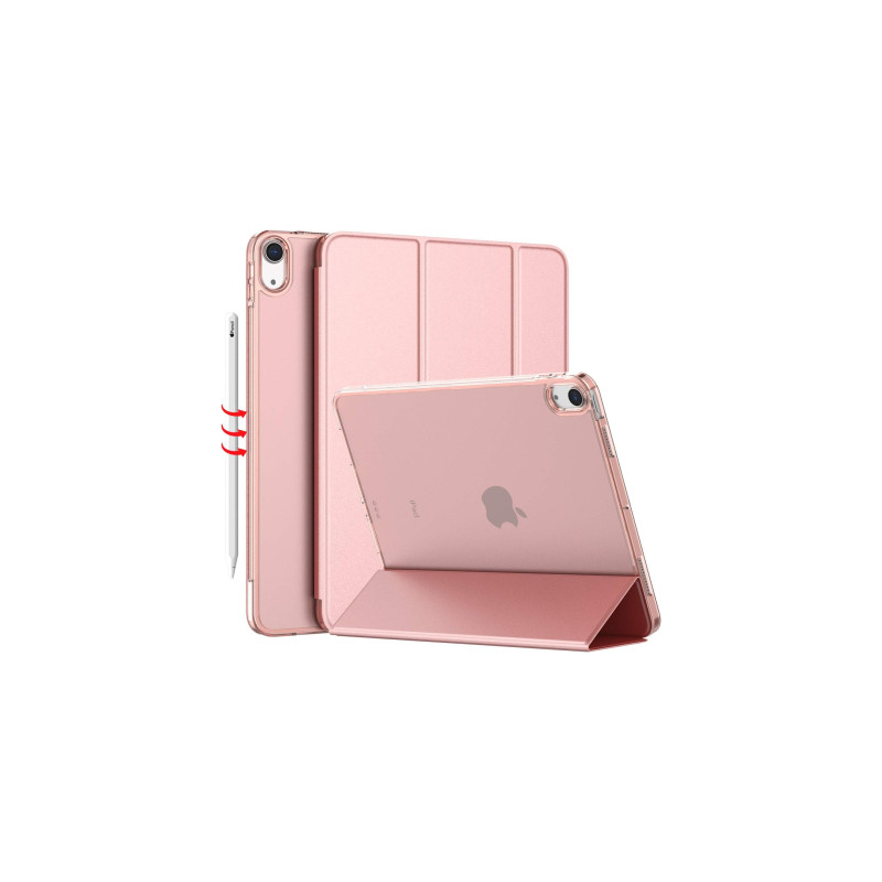 Чохол до планшета BeCover Tri Fold Hard Apple iPad Air 5 (2022) 10.9" Pink (709664)