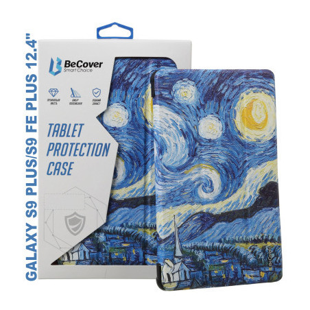 Чохол до планшета BeCover Smart Case Samsung Tab S9 Plus (SM-X810/SM-X816)/S9 FE Plus (SM-X610/SM-X616) 12.4" Night (710379)