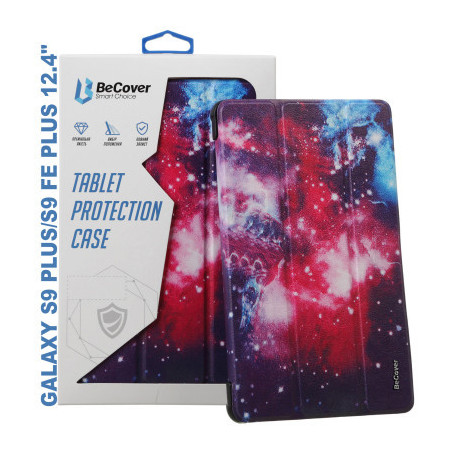 Чохол до планшета BeCover Smart Case Samsung Tab S9 Plus (SM-X810/SM-X816)/S9 FE Plus (SM-X610/SM-X616) 12.4" Space (710382)