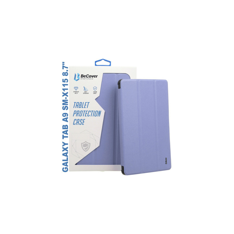 Чохол до планшета BeCover Soft Edge stylus holder Samsung Tab A9 SM-X115 8.7" Purple (710360)