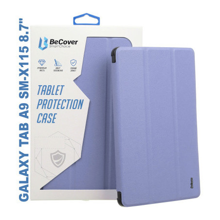 Чохол до планшета BeCover Soft Edge stylus holder Samsung Tab A9 SM-X115 8.7" Purple (710360)