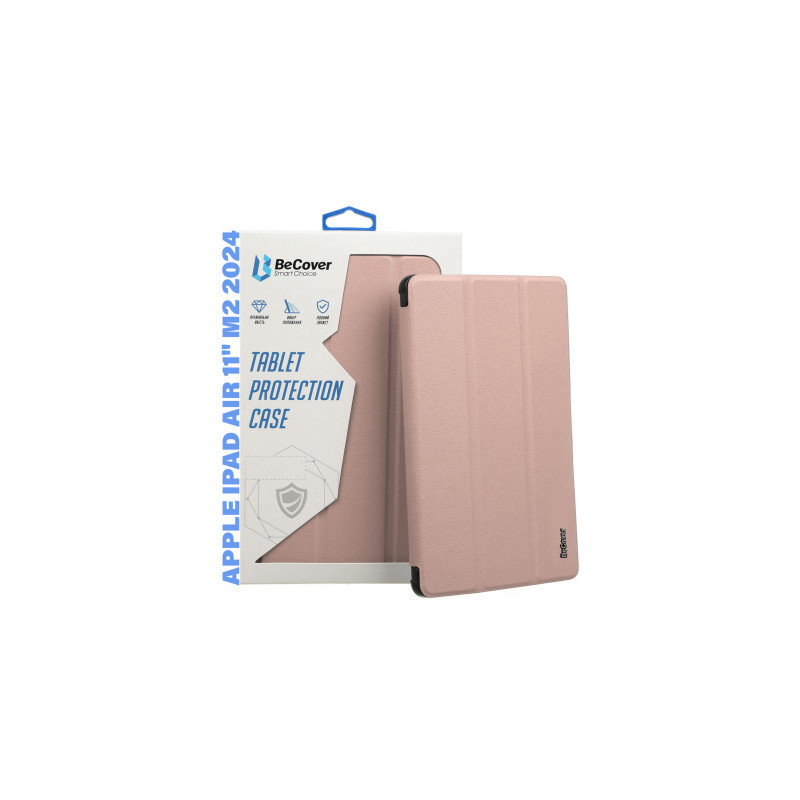 Чохол до планшета BeCover Smart Case Apple iPad Air 11" M2/M3 (2024/2025) Rose Gold (711388)