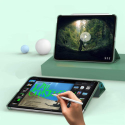 Чохол до планшета BeCover Tri Fold Hard Apple iPad Air 11" M2/M3 (2024/2025) Dark Green (711414)