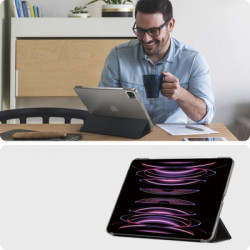 Чохол до планшета BeCover Tri Fold Hard Apple iPad Air 13" M2/M3 (2024/2025) Black (711471)