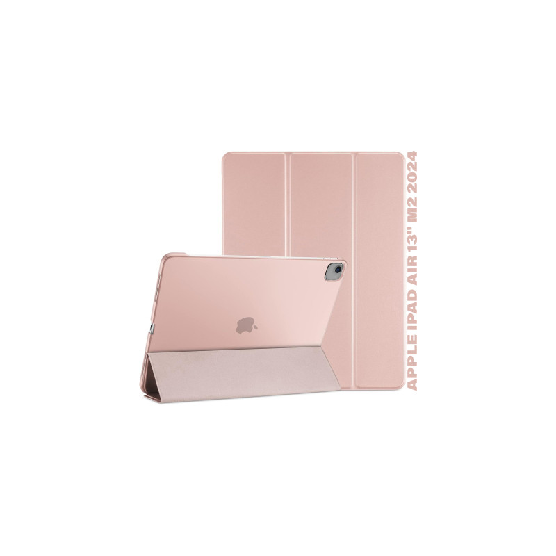 Чохол до планшета BeCover Tri Fold Hard Apple iPad Air 13" M2/M3 (2024/2025) Pink (711724)