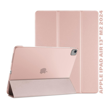 Чохол до планшета BeCover Tri Fold Hard Apple iPad Air 13" M2/M3 (2024/2025) Pink (711724)