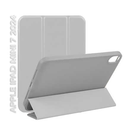 Чохол до планшета BeCover Tri Fold Hard TPU Apple iPad Mini 7 2024 Gray (712446)