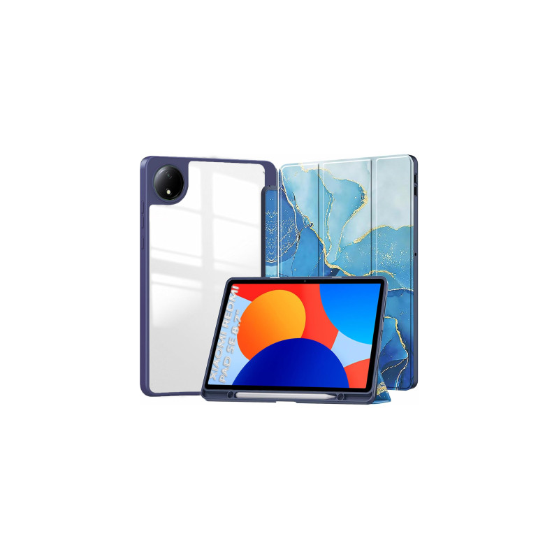 Чохол до планшета BeCover Soft Edge TPU Xiaomi Redmi Pad SE 8.7" Blue Marble (712572)