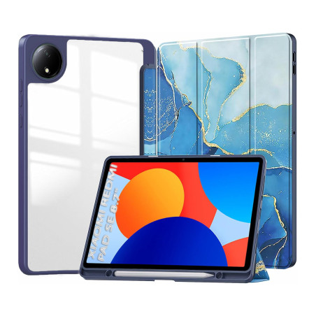 Чохол до планшета BeCover Soft Edge TPU Xiaomi Redmi Pad SE 8.7" Blue Marble (712572)