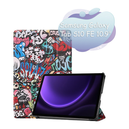 Чохол до планшета BeCover Smart Case Samsung Galaxy Tab S10 FE (SM-X520/SM-X526) 10.9" Graffiti (713285)