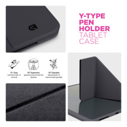 Чохол до планшета Armorstandart Y-Type PEN Samsung Galaxy Tab S10 FE+ Black (ARM85530)