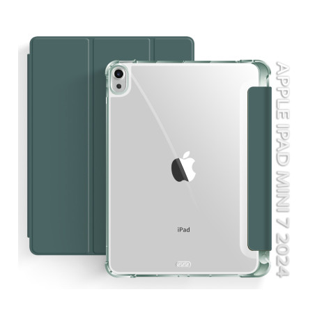 Чохол до планшета BeCover Soft Edge with Apple Pencil Holder iPad Mini 7 2024 Dark Green (712466)