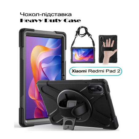Чохол до планшета BeCover Heavy Duty Xiaomi Redmi Pad 2 11.0" Black (713929)