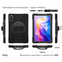 Чохол до планшета BeCover Heavy Duty Xiaomi Redmi Pad 2 11.0" Black (713929)