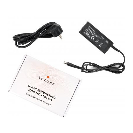 Блок живлення до ноутбуку Rezone HP 65W 18.5V 3.5А 7.4*5.0 (RZPSHP65197450)