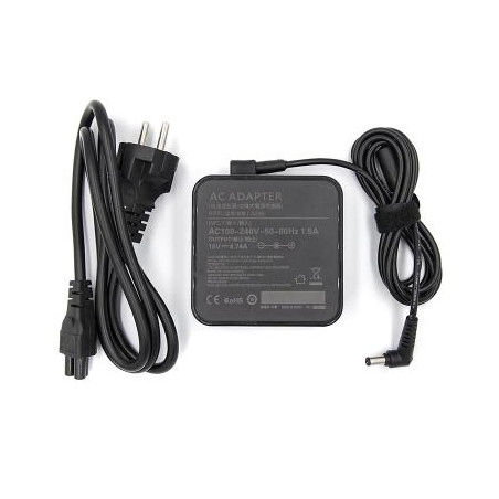 Блок живлення до ноутбуку PowerPlant ASUS 220V, 19V 90W 4.74A (5.5*2.5) wall mount (WM-AS90F5525)