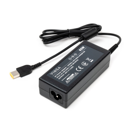 Блок живлення до ноутбуку Vinga Lenovo 65W 20V 3.25А square with pin (VPA-2032-LNSQ01-101)