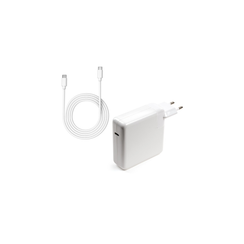 Блок живлення до ноутбуку Vinga Apple 96W 5.2V3A/9V3A/12V3A/15V3A/20.5V4.7A USB-C (VPA-96-APP-C)
