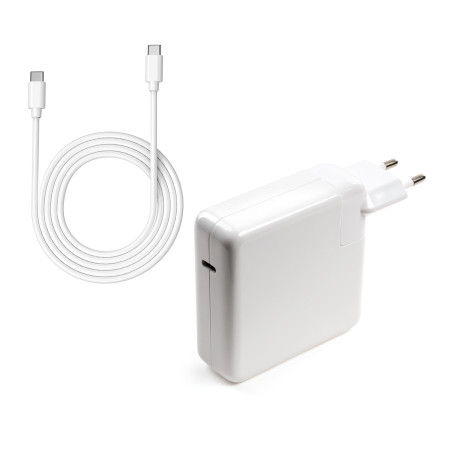 Блок живлення до ноутбуку Vinga Apple 96W 5.2V3A/9V3A/12V3A/15V3A/20.5V4.7A USB-C (VPA-96-APP-C)