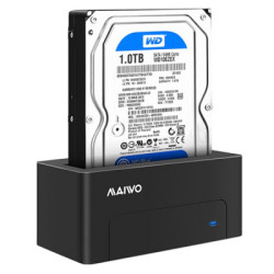 Док-станція для накопичувачів Maiwo HDD 2.5"/3.5" SATA/SSD USB 3.0 (K308P)