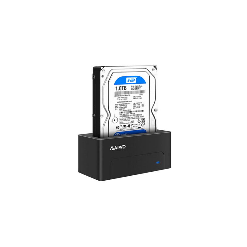 Док-станція для накопичувачів Maiwo HDD 2.5"/3.5" SATA/SSD USB 3.0 (K308P)