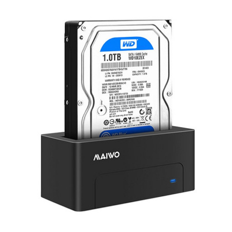 Док-станція для накопичувачів Maiwo HDD 2.5"/3.5" SATA/SSD USB 3.0 (K308P)