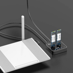 Док-станція для накопичувачів Maiwo 2*NVMe M.2 SSD Key M/B+M USB 3.1 Gen2 Type-C (K3016P)