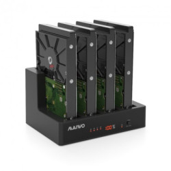 Док-станція для накопичувачів Maiwo 4*HDD 2,5"/3,5" SATA/SSD USB3.0 (K3094A)