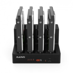 Док-станція для накопичувачів Maiwo 4*HDD 2,5"/3,5" SATA/SSD USB3.0 (K3094A)