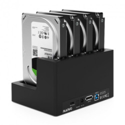Док-станція для накопичувачів Maiwo 4*HDD 2,5"/3,5" SATA/SSD USB3.0 (K3094A)