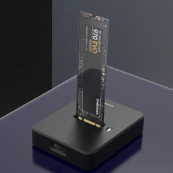 Док-станція для накопичувачів Gembird USB Type-C M.2 SATA NVME SSD (DD-U3M2)