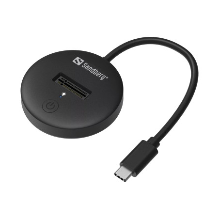 Док-станція для накопичувачів Sandberg USB3.2 Type-C toSSD M.2 NVMe M Key (136-47)
