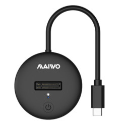 Док-станція для накопичувачів Maiwo M.2 NVMe/SATA SSD to USB3.2 Gen2 USB-C 10Gbps (K1698P2)