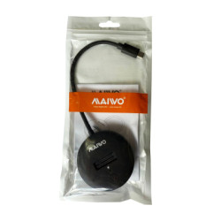Док-станція для накопичувачів Maiwo M.2 NVMe/SATA SSD to USB3.2 Gen2 USB-C 10Gbps (K1698P2)