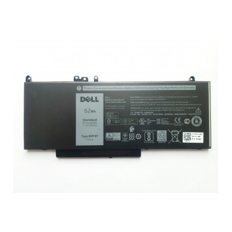 Акумулятор до ноутбука Dell Latitude E5570 6MT4T, 7750mAh (62Wh), 4cell, 7.6V, Li-ion (A47176)
