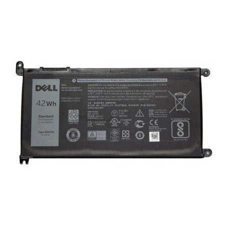 Акумулятор до ноутбука Dell Inspiron 15-5568 WDX0R, 42Wh (3500mAh), 3cell, 11.4V (A47307)