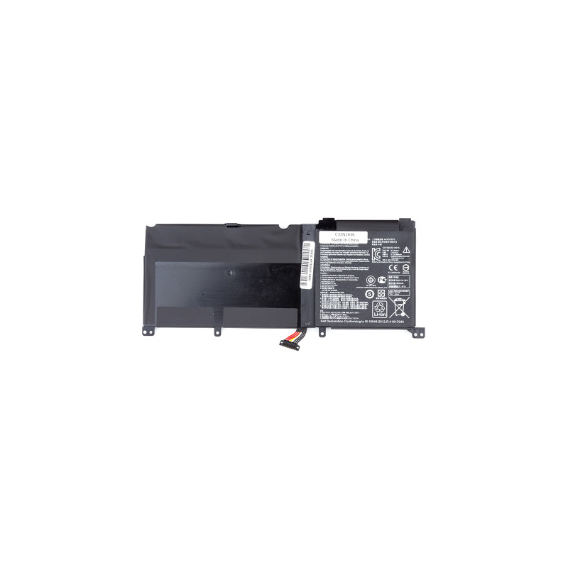 Акумулятор до ноутбука ASUS ROG G501VW (C41N1524) 15.2V 3950mAh PowerPlant (NB431472)