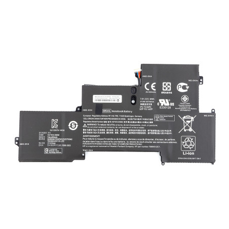 Акумулятор до ноутбука PowerPlant HP EliteBook Folio 1020 G1 (BR04XL) 7.6V 4700mAh (NB461219)