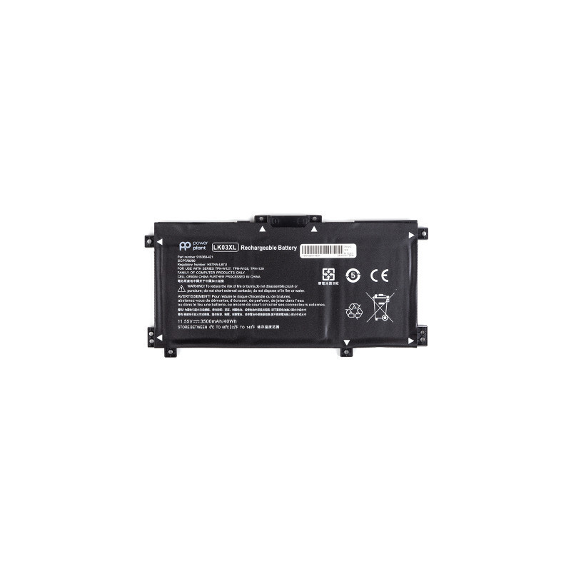 Акумулятор до ноутбука PowerPlant HP Envy 17 (LK03XL) 11.55V 3500mAh (NB461783)