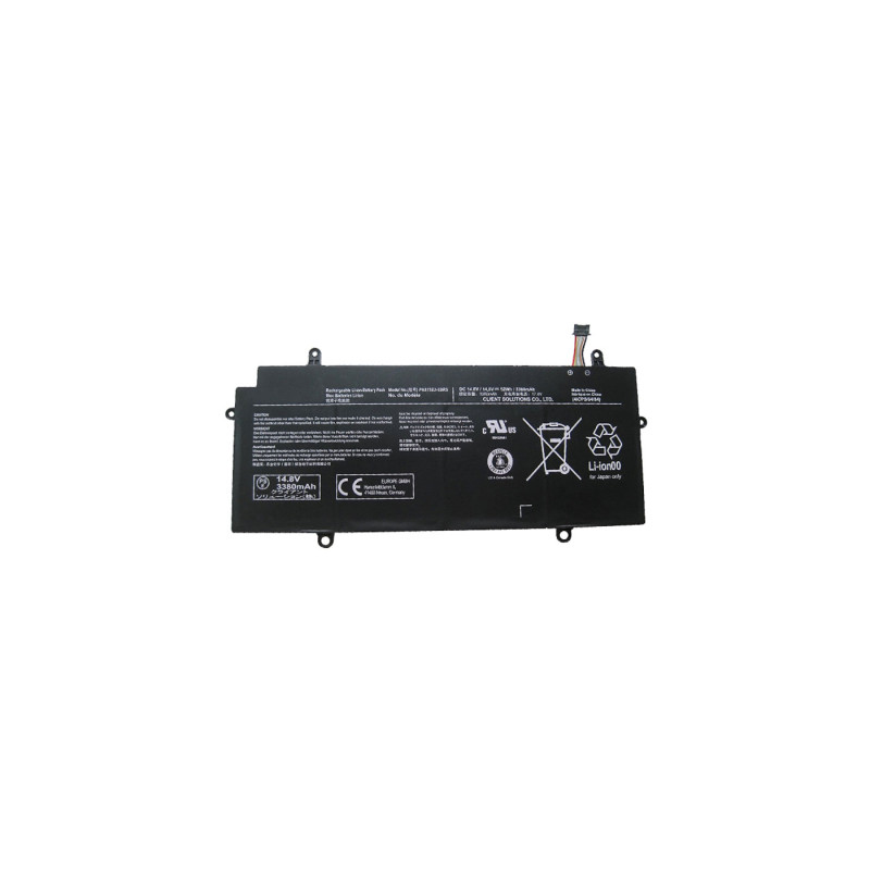 Акумулятор до ноутбука Toshiba PA5136U, 52Wh (3380mAh), 4cell, 14.8V, Li-ion (A47969)