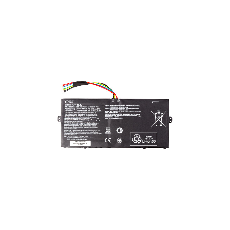 Акумулятор до ноутбука ACER Switch 3 SW312-31P (AP16L5J) 7.7V 4670mAh PowerPlant (NB410781)
