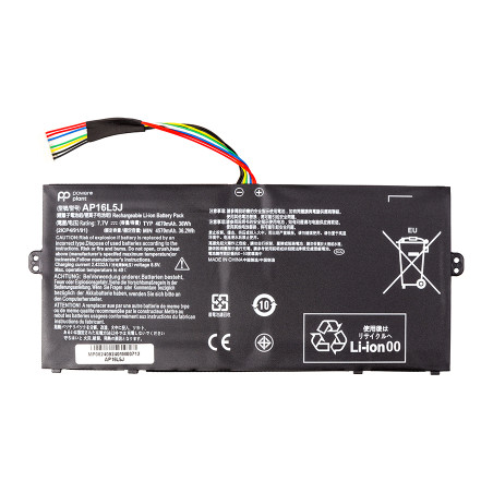 Акумулятор до ноутбука ACER Switch 3 SW312-31P (AP16L5J) 7.7V 4670mAh PowerPlant (NB410781)