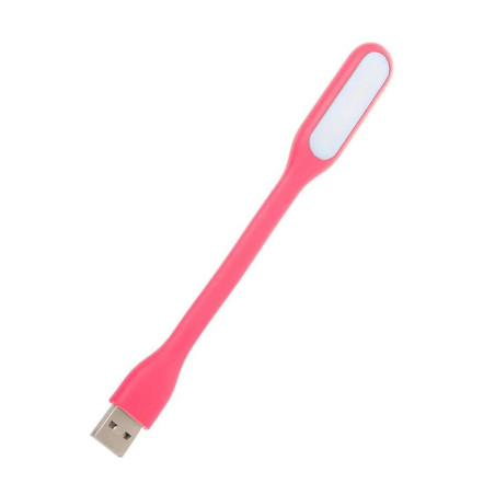 Лампа USB Optima LED, гнучка, 2 шт, рожевий (UL-001-PI2)