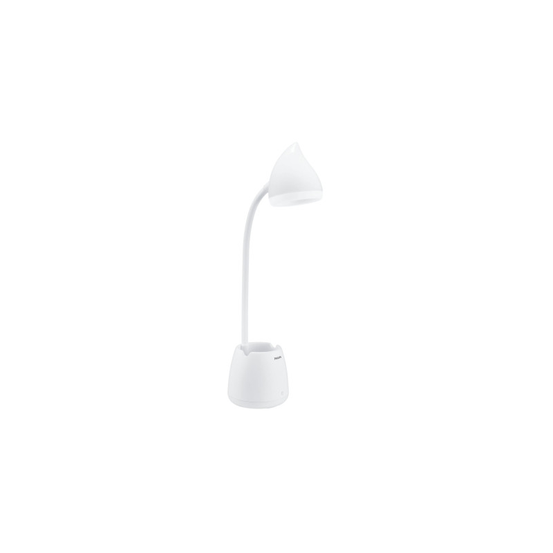 Настільна лампа Philips LED Reading Desk lamp Hat 4.5W, 3000/4000/5700K, 1800mAh (Lithium battery), білий (929003241007)