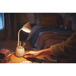 Настільна лампа Philips LED Reading Desk lamp Hat 4.5W, 3000/4000/5700K, 1800mAh (Lithium battery), білий (929003241007)